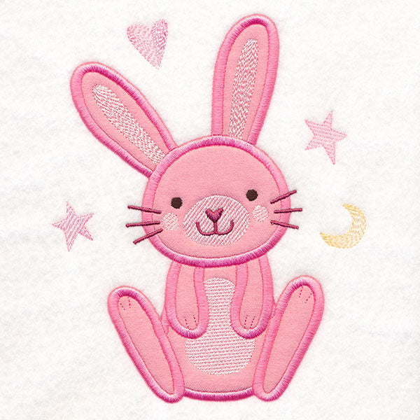 Fluffy Animal Friends - Rabbit (Applique)