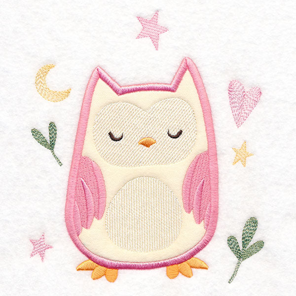 Fluffy Animal Friends - Owl (Applique)