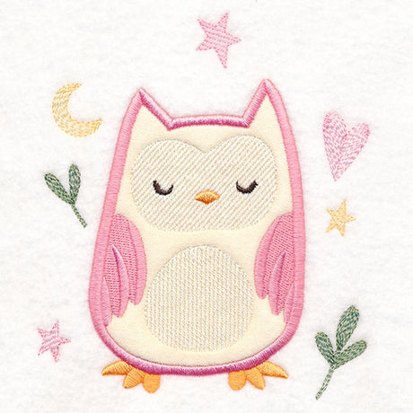 Fluffy Animal Friends - Owl (Applique)