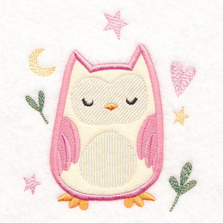 Fluffy Animal Friends - Owl (Applique)