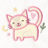 Fluffy Animal Friends - Cat (Applique)