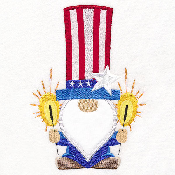 Uncle Sam Gnome (Heirloom Applique)