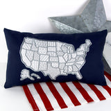 United States of America Map (Applique)