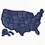 United States of America Map (Applique)