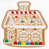 Holly Jolly Gingerbread House (Heirloom Applique)