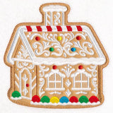 Holly Jolly Gingerbread House (Heirloom Applique)
