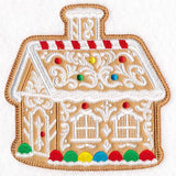Holly Jolly Gingerbread House (Heirloom Applique)