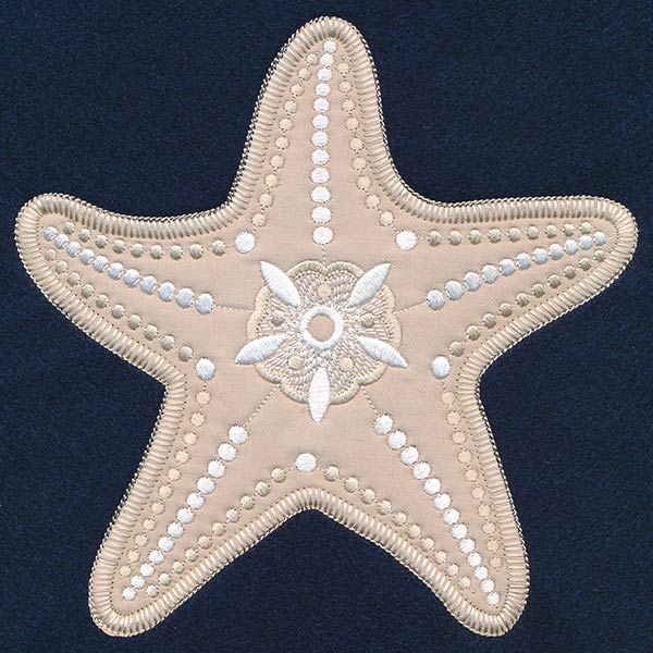 Textured Starfish (Heirloom Applique)