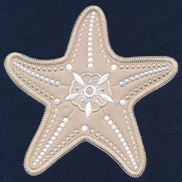 Textured Starfish (Heirloom Applique)