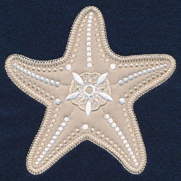 Textured Starfish (Heirloom Applique)