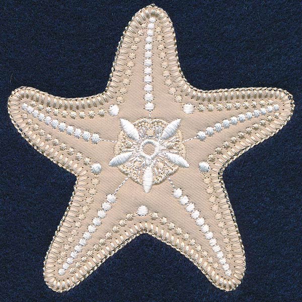 Textured Starfish (Heirloom Applique)