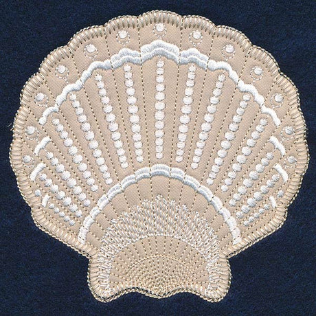 Textured Fan Shell (Heirloom Applique)