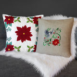 Poinsettia Pillow Feature (Heirloom Applique)