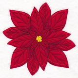 Poinsettia Pillow Feature (Heirloom Applique)