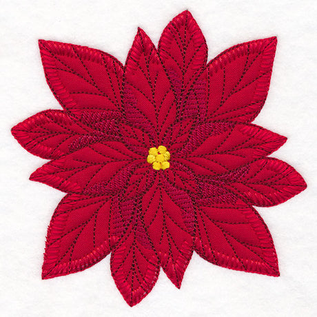 Poinsettia Pillow Feature (Heirloom Applique)