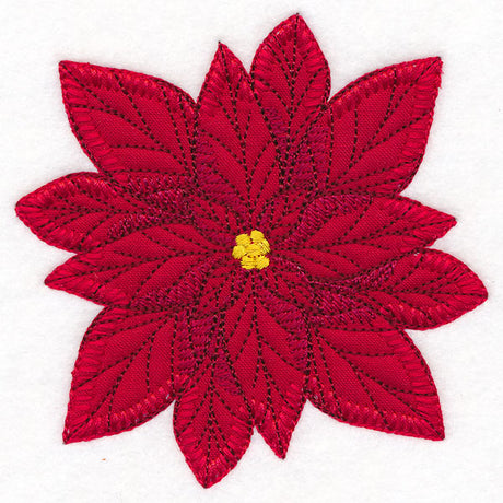 Poinsettia Pillow Feature (Heirloom Applique)
