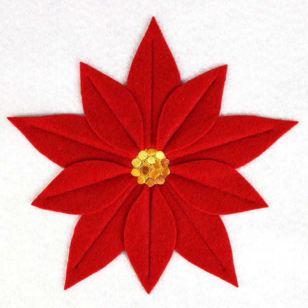 Multi-Layer Poinsettia (Applique)