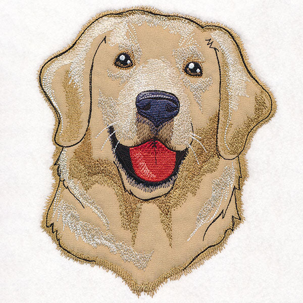 Sweet Golden Retriever (Heirloom Applique)