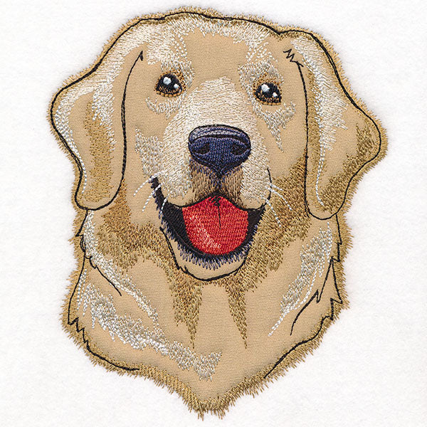 Sweet Golden Retriever (Heirloom Applique)