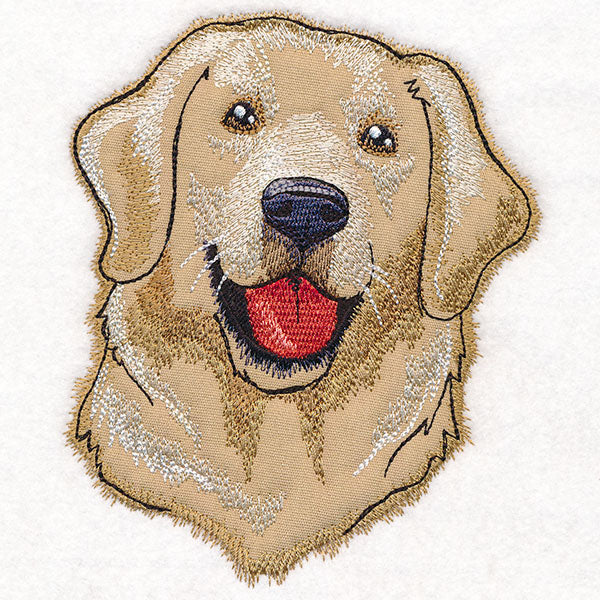 Sweet Golden Retriever (Heirloom Applique)