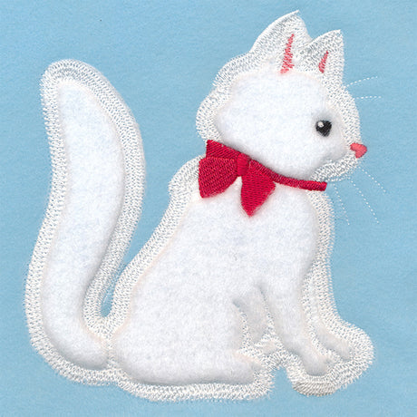Pawsome Pet Pal - Kitten with Bow (Applique)