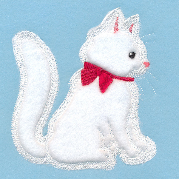 Pawsome Pet Pal - Kitten with Bow (Applique)
