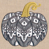 Modern Art Deco Pumpkin (Applique)