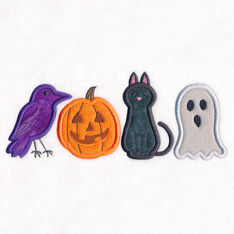Halloween Friends Border (Applique)