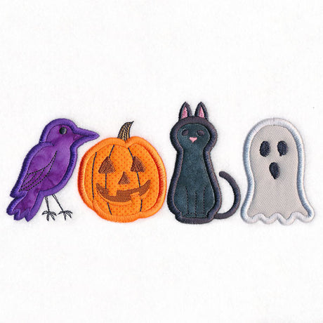 Halloween Friends Border (Applique)