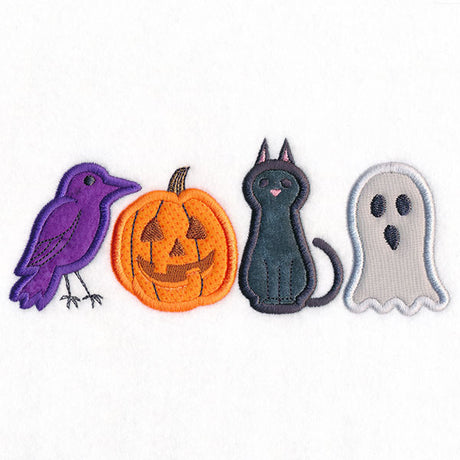 Halloween Friends Border (Applique)