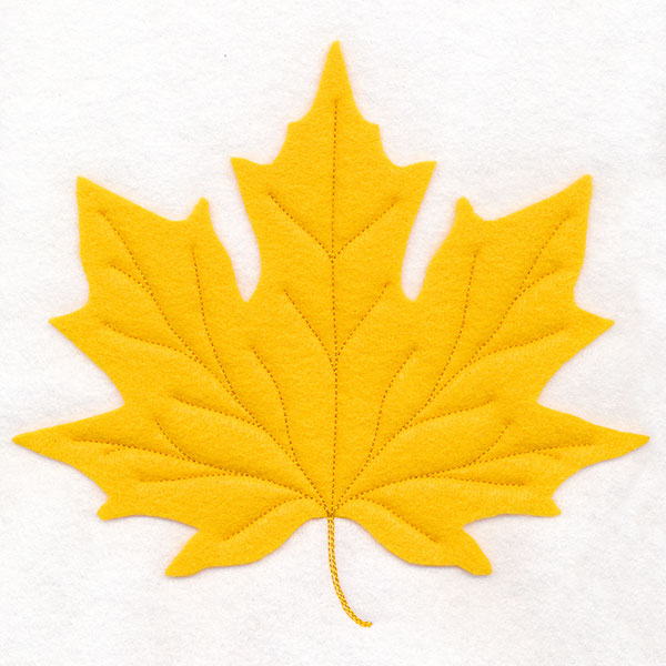 Dimensional Maple Leaf (Applique)
