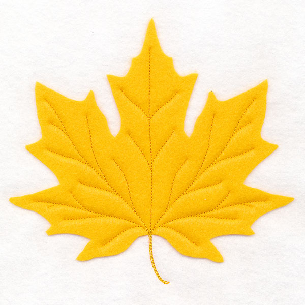 Dimensional Maple Leaf (Applique)