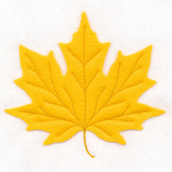 Dimensional Maple Leaf (Applique)