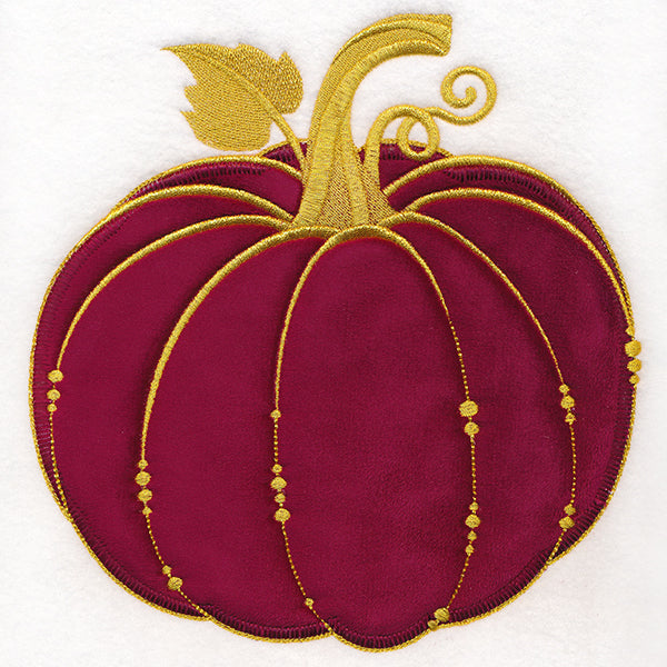 Decadence in Autumn Pumpkin (Applique)