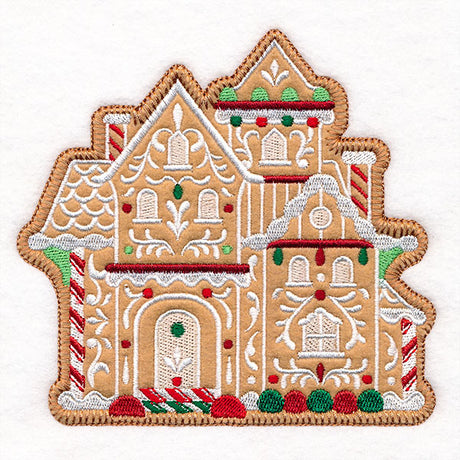 Christmas Gingerbread Mansion (Heirloom Applique)