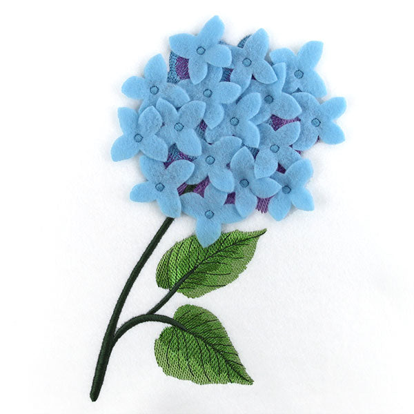 Dimensional Petals Hydrangea (Applique)