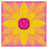 Flowers in Bloom Quilt Block 1 (In-the-Hoop)