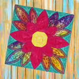 Flowers in Bloom Quilt Block 1 (In-the-Hoop)