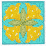 Flowers in Bloom Quilt Block 2 (In-the-Hoop)