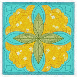 Flowers in Bloom Quilt Block 2 (In-the-Hoop)