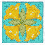 Flowers in Bloom Quilt Block 2 (In-the-Hoop)