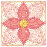 Flowers in Bloom Quilt Block 3 (In-the-Hoop)
