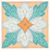 Flowers in Bloom Quilt Block 4 (In-the-Hoop)