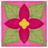 Flowers in Bloom Quilt Block 5 (In-the-Hoop)
