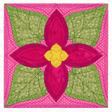 Flowers in Bloom Quilt Block 5 (In-the-Hoop)