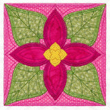 Flowers in Bloom Quilt Block 5 (In-the-Hoop)