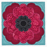 Flowers in Bloom Quilt Block 6 (In-the-Hoop)