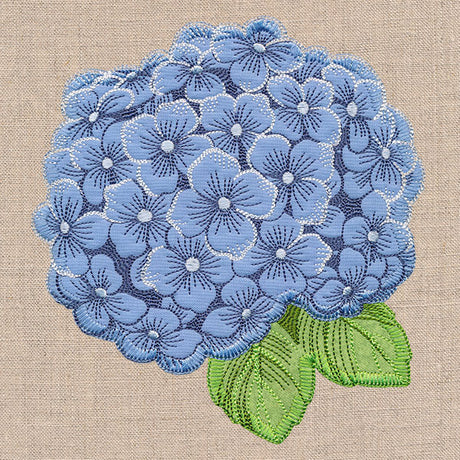 In Full Bloom Hydrangea (Heirloom Applique)