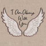 I Am Always With You Angel Wings (Applique)