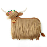 Fluffy and Fabulous Highland Cow (Applique)